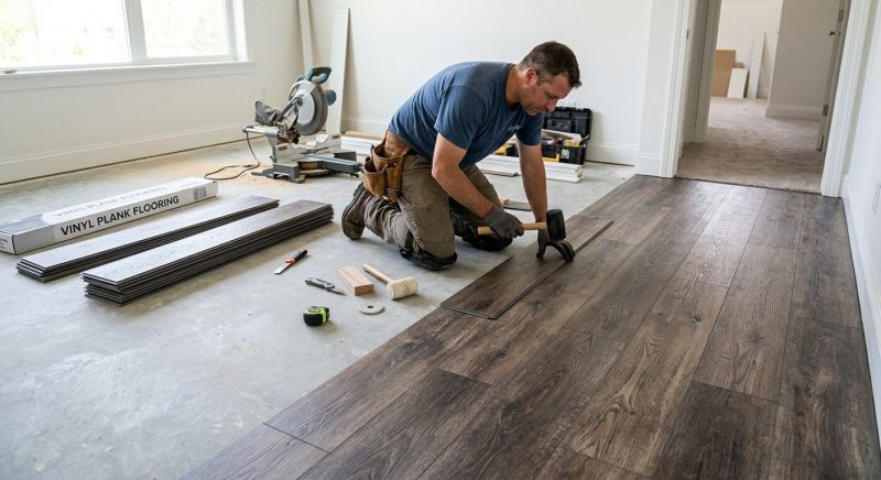 Linoleum Floor Installation in Salisbury, MA