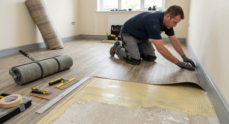 Sheet Flooring Installation in Beverly, MA