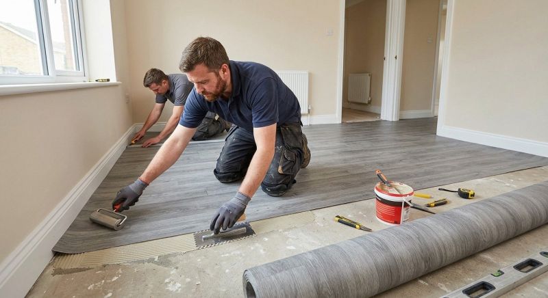 Sheet Flooring Installation in Georgetown, MA