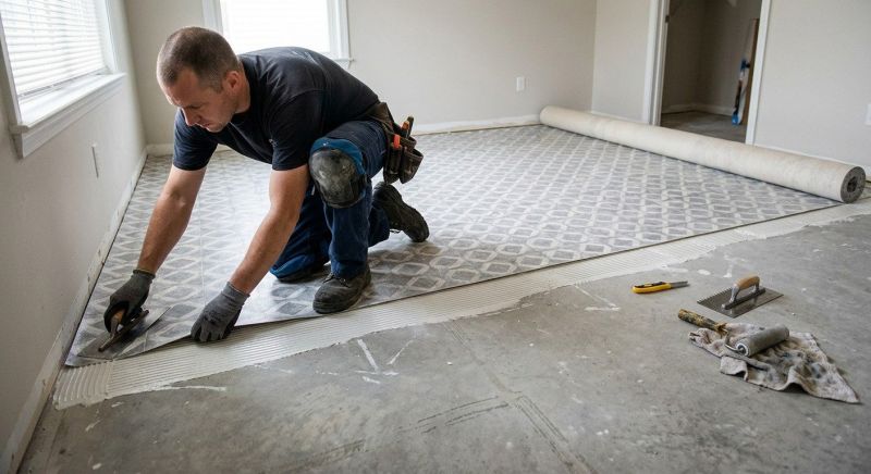 Sheet Flooring Installation in Kittery, ME