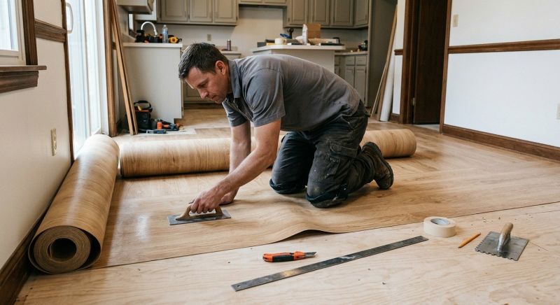 Sheet Flooring Installation in Newburyport, MA