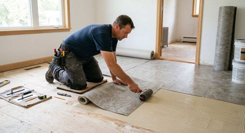 Sheet Vinyl Installation in Salem, NH