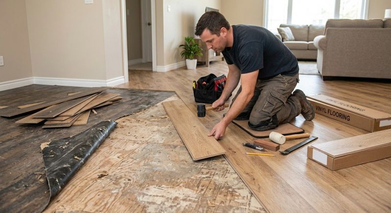 Vinyl Flooring Installation in Seabrook, NH